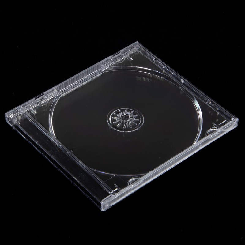 0.4 inch (10 mm) Thick CD Jewel Case, Stores 1,