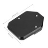 Motorcycle Side Stand Pad Enlarge Plate Kickstand Extension Fit for