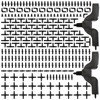VooGenzek 282 Pieces 4/7 mm Irrigation Connector, Hose Connector for