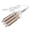 Three Barrel Curling Iron Salon Hairstyling Waver Hair Crimper Hairdressing