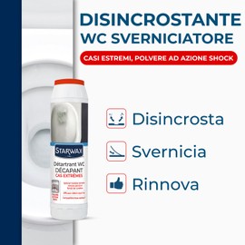 STARWAX THE FABULOUS Polvere Disincrostante WC, 850g