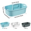Haundry Large Cleaning Supplies Caddy with Handle, Plastic Storage Bucket