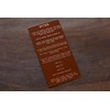 Idaho Sky 10 Commandments Engraved on Copper Plate in Paleo