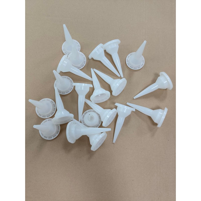 Caulking Nozzle for Caulk Gun, Reusable Silicone Caulk Nozzle Applicator