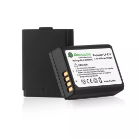 For Canon Powerextra LP-E10 Battery For Canon EOS Rebel T3 T5 T6 Kiss X50  1200D / Charger - 2 pc LP-E10 Battery