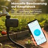 rainfactory Bewässerungscomputer WLAN mit Messinganschluss, Smart Water Timer, APP Steuerung,