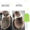 LuckyOpt Cat Tongue Comb, Dual-Use Soft Comb, Grooming Brush, Reducing
