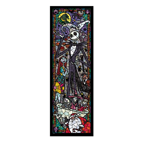 Tenyo Nightmare Before Christmas Stained Glass Gyutto Size Series Jigsaw Puzzle (456 Piece)