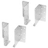 GBGS 2 Pairs Split Joist Hanger for 2x6,16 Gauge Face-Mount