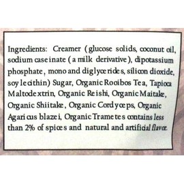 Sweet and Creamy Chai-Tea with 6 Organic Mushroom Blend / 15 Servings