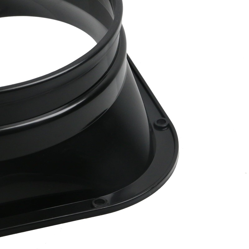 Geesatis 8 inch Duct Connector Flange,Metal Straight Pipe Flange Square
