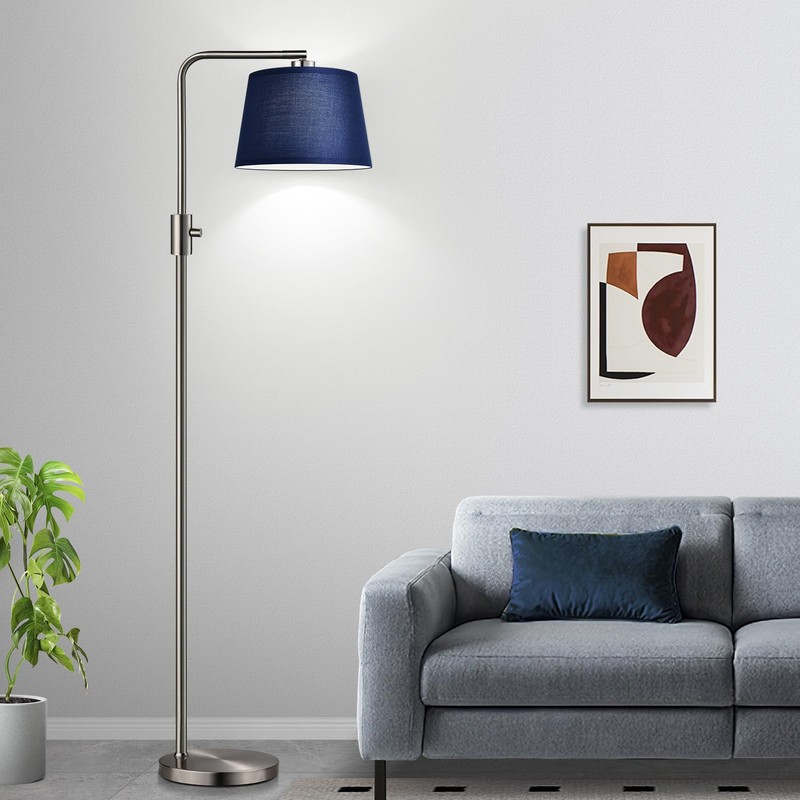 Nintiue Dimmable Floor Lamp, 1000 Lumens LED Edison Bulb Included,