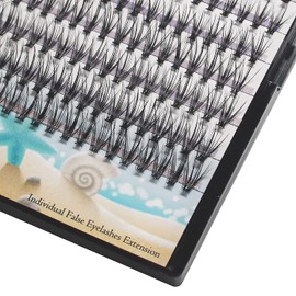 Dedila 20D Cluster Eyelashes Mixed10-12-14mm/11-13-15mm/12-14-16mm/16-18-20mm Individual False Eyelashes Thickness 0.07mm D Curl Makeup Volume Eye Lashes 200 PCS (10-12-14mm)