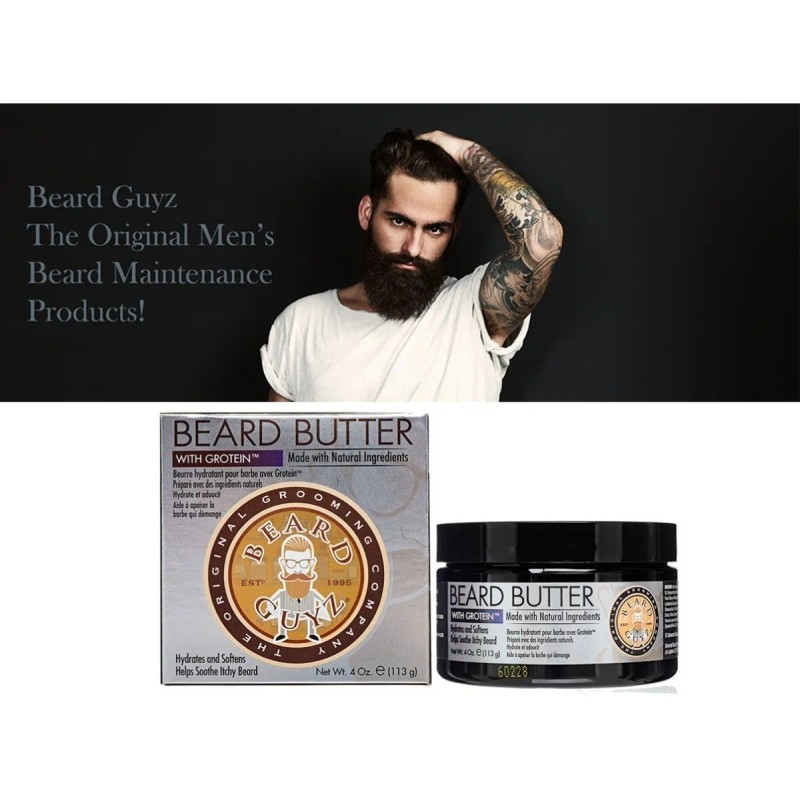 Beard Guyz Beard Butter Grotein Hidratante Cítrico Vegano 113g