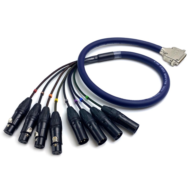 Fupiomeef 3.28ft DB25 to XLR Snake Cable, DB25 Male to