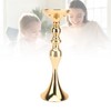 2 Pcs Wedding Flower Stand Exquisite Metal Candle Holder Wedding