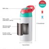 20oz Blank Sublimation Sippy Cup for Children White Straight Stainless
