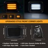D-Lumina Smoked Len 3-Row Full LED Front Corner Marker Lights