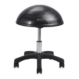Gaiam Balance Ball Chair Stool, Half-Dome Stability Ball Adjustable Tall Office