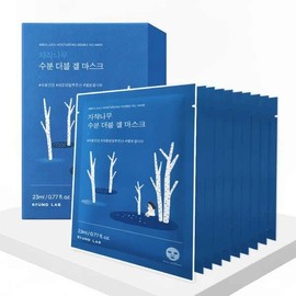 round wrap [Moisture Double/Close Care] Round Lab Birch Moisture Double Gel Mask 10 sheets / [수분더블/밀착케어] 라운드랩 자작나무 수분 더블 겔 마스크 10매