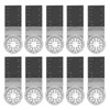 10Pcs Oscillating Saw Blades Carbide HSS Metal Quick Release for
