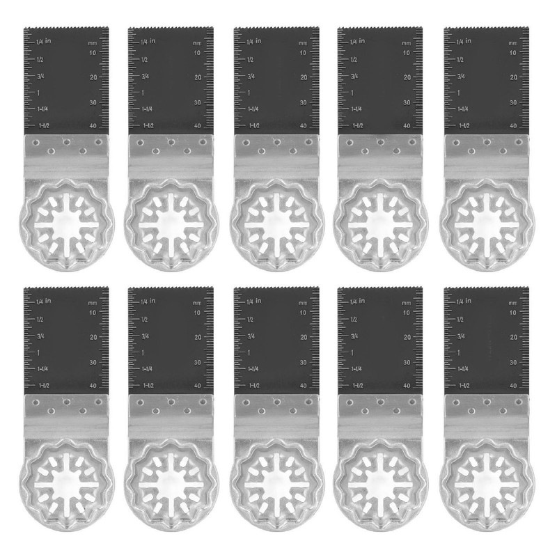 10Pcs Oscillating Saw Blades Carbide HSS Metal Quick Release for