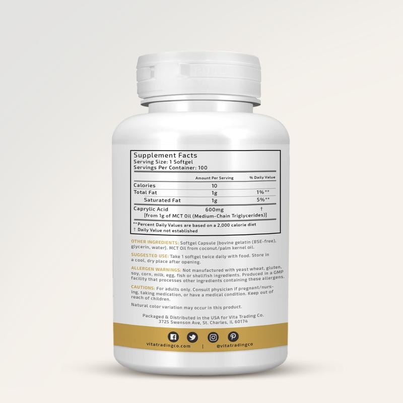 C8 MCT Oil Capsules