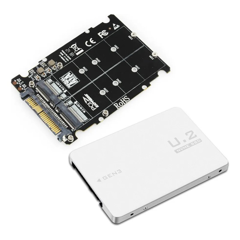 L. Adaptador M.2 Sdd A U.2 2en1 M.2 Nvme Y