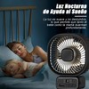 Ventilador Portátil,Carga por USB,5000mAh,3 Velocidades