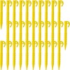 SZCXDKJ 30 Pcs Plastic Tent Pegs, Heavy Duty Plastic Tent