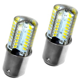 HQRP 2-Pack 110V LED Light Bulbs Cool White Compatible with Pfaff 1197/1209 / 1211/1212 / 1213/1214 / 1216/1217 / 1222/1229 Sewing Machine