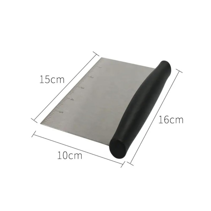 Bench Scraper for Baking, Dough Scraper for Cutting, Dicing, Chopping
