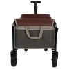 Unbranded Folding Camping Wagon Cart Bench Seat Storage Compartment with