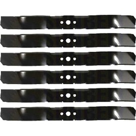 (6 Pack) Premium Medium Lift Replacement XHT Lawn Mower Blade Fits Craftsman 752233 | 20" x 2" / 0.625" Hole