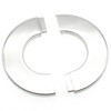 OZXNO 0.94" Stainless Steel Wall Split Flange 2pcs Split Decorative