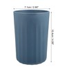 VOCOSTE 1Pc Bathroom Tumbler with Smooth Lines, Wheat Straw Cup,