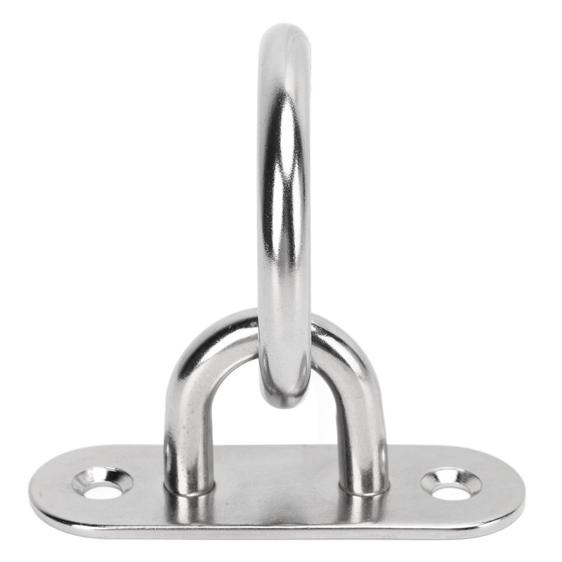 2pcs Stainless Steel Pad Eye Plate High Strength Highly Polished