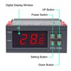 UMLIFE 2 Pack STC-1000 AC 10A 110V-220V All-Purpose Digital LED