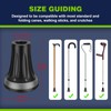 supregear 3/4" Cane Tips (2-Pack), Anti-Slip Replacement Rubber Foot Pad