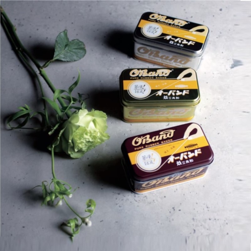 Kyowa O Rubber Bands, Silver Tin, 1.1 oz (30 g)