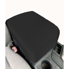 Car Console Covers Plus Made in USA Neoprene Center Armrest Console Cover Designed for Toyota Tundra Models 2007-2013 Black