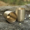 Handmade Pure Bronze Water Drinking Cup Glass Tumbler For Health