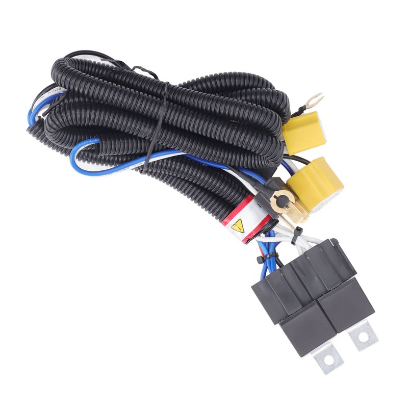 H4 Headlight Relay Harness High Temperature Resistant Ceramic Socket H6054