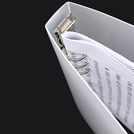 1 Pc 6 Holes Ring Binder Binder Cover A5 File Folders Document Holder with Tie Rope