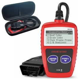 CAN OBD2 Scanner MS309 Herramienta de diagnóstico de motor de escáner automotriz EOBD Lector de código de motor de verificación de coche, herramienta de escaneo de diagnóstico automático de canales, multiidiomas para todos los vehículos de protocolo OBD 