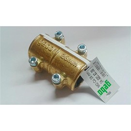 GEBO Sealing Clamp Brass 22 mm for Water PN 10 up to 90 °C according to DIN 1786