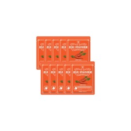 Forderskin Superfood Real Veggie Farm Double Shot Mask 23ml (10 sheets) Carrot / 포더스킨 슈퍼푸드 리얼 베지팜 더블 샷 마스크 23ml (10매) 당근