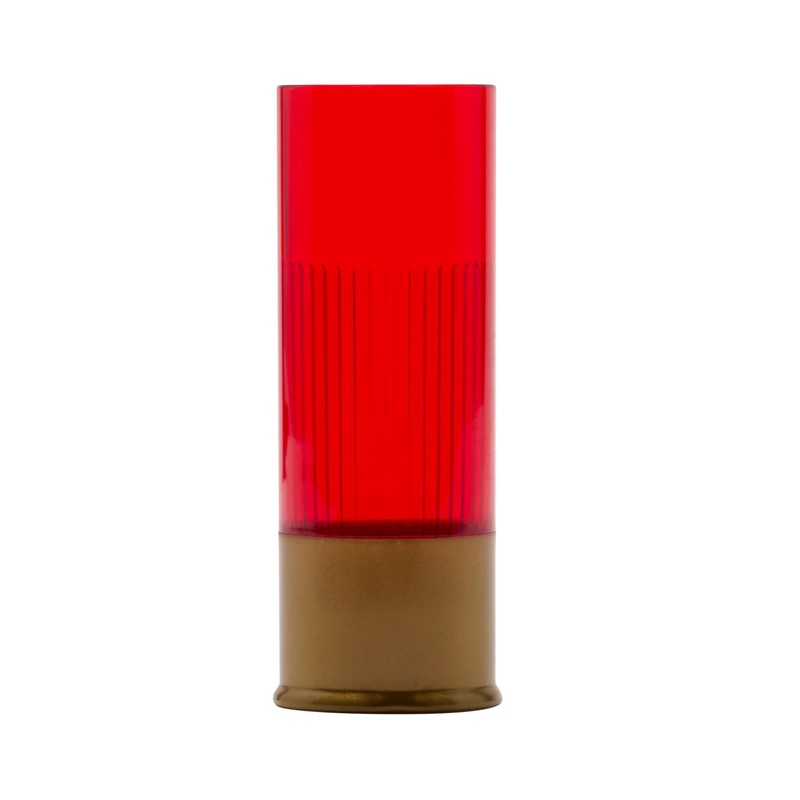 G.E.T. Heavy-Duty Shotgun Shell Plastic Shot Glass, 1.5 Ounce, Red