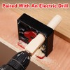 AACGIN Dowel Maker Jig Kit, Imperial 5/16-3/4inch Adjustable Drill Milling