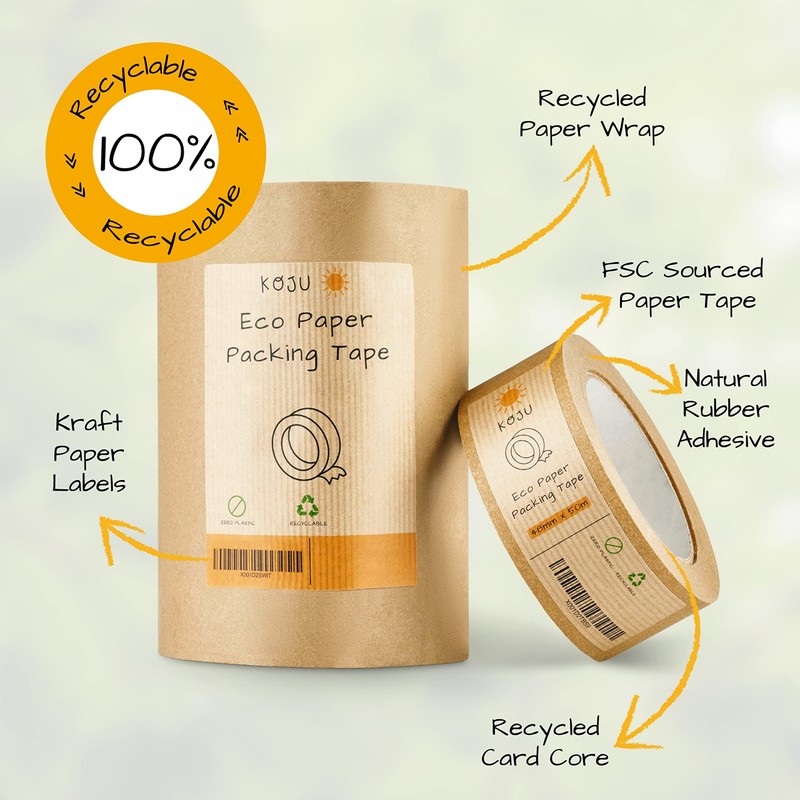Koju Kraft Paper Packing Tape 48mm x 50m | 3